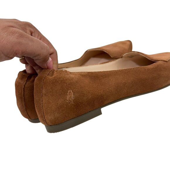 Hush Puppies Womens Brown Suede Slip On Pointed Toe Flats Shoes Size 9.5M NEW - Picture 14 of 16